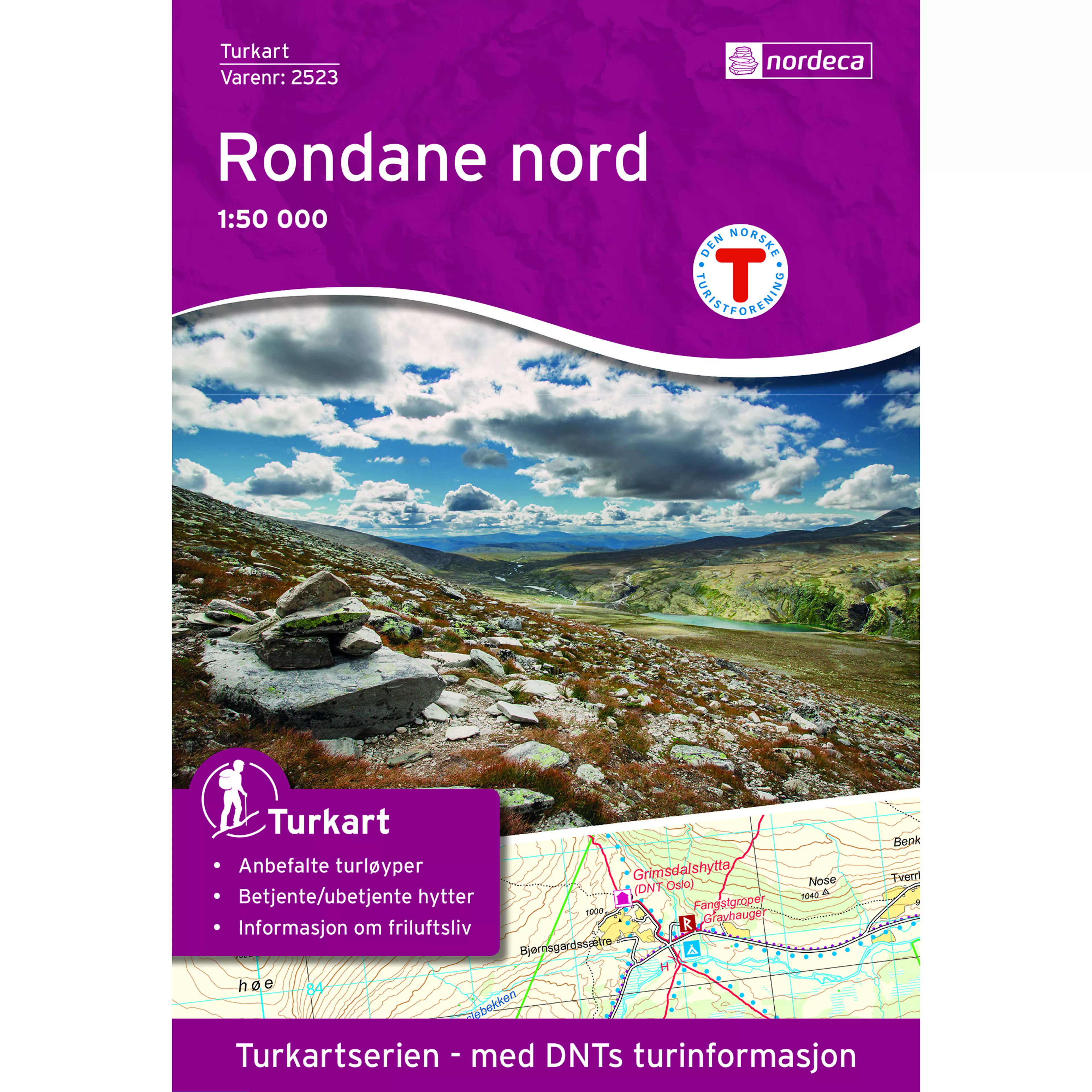 Rondane Nord 1:50 000