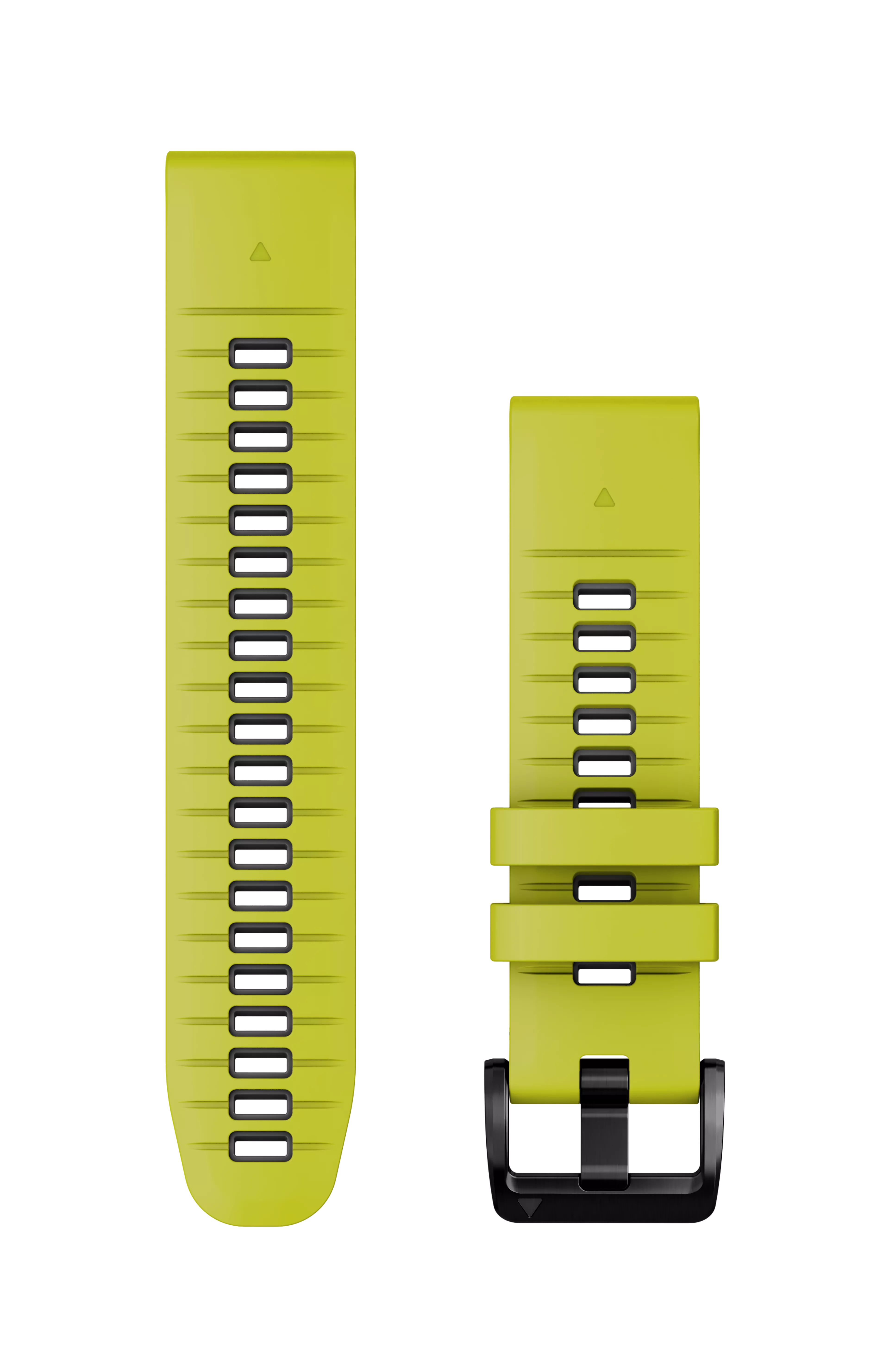 QuickFit 22 mm Electric Lime/Graphite silicone band