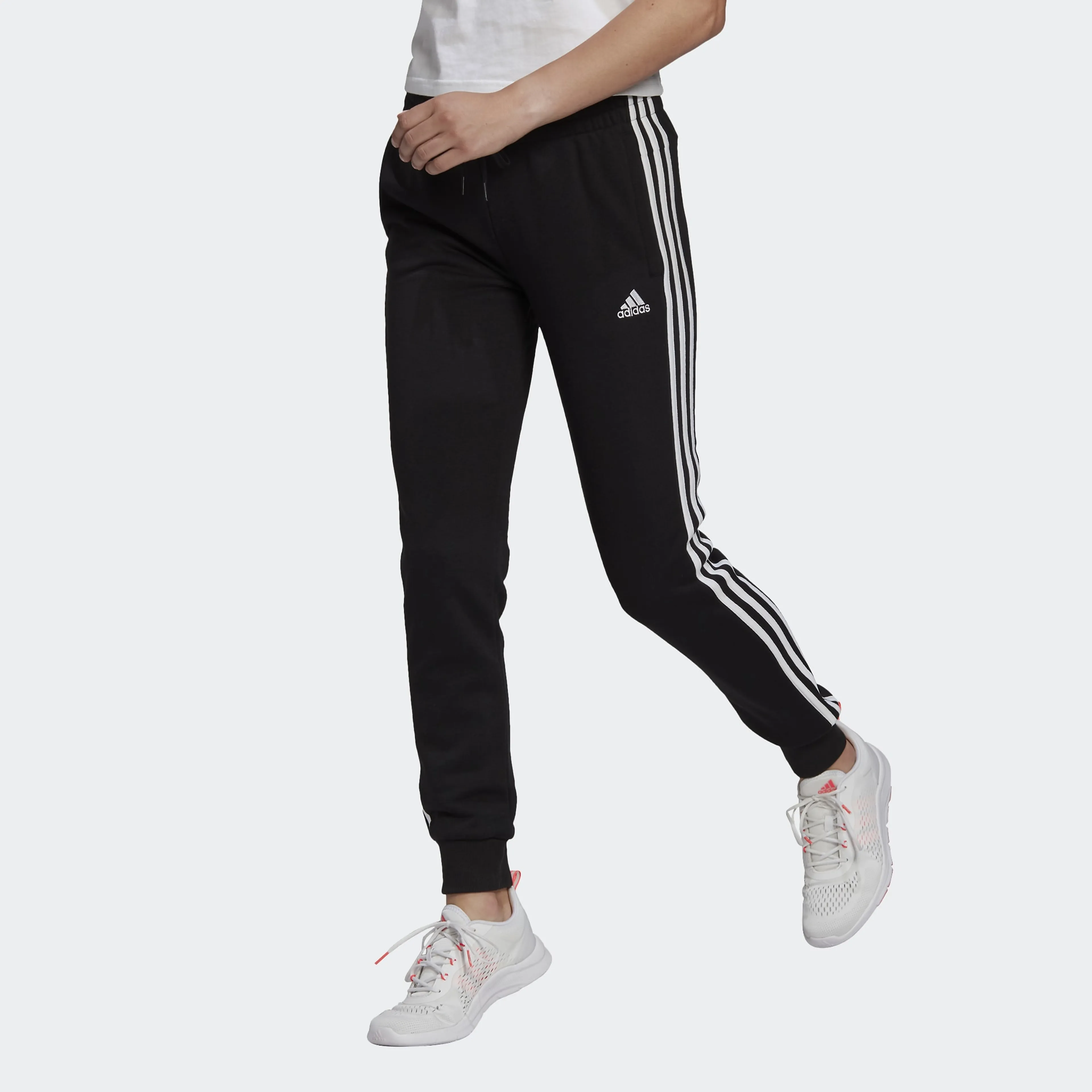 Essentials French Terry 3-Stripes Bukse W