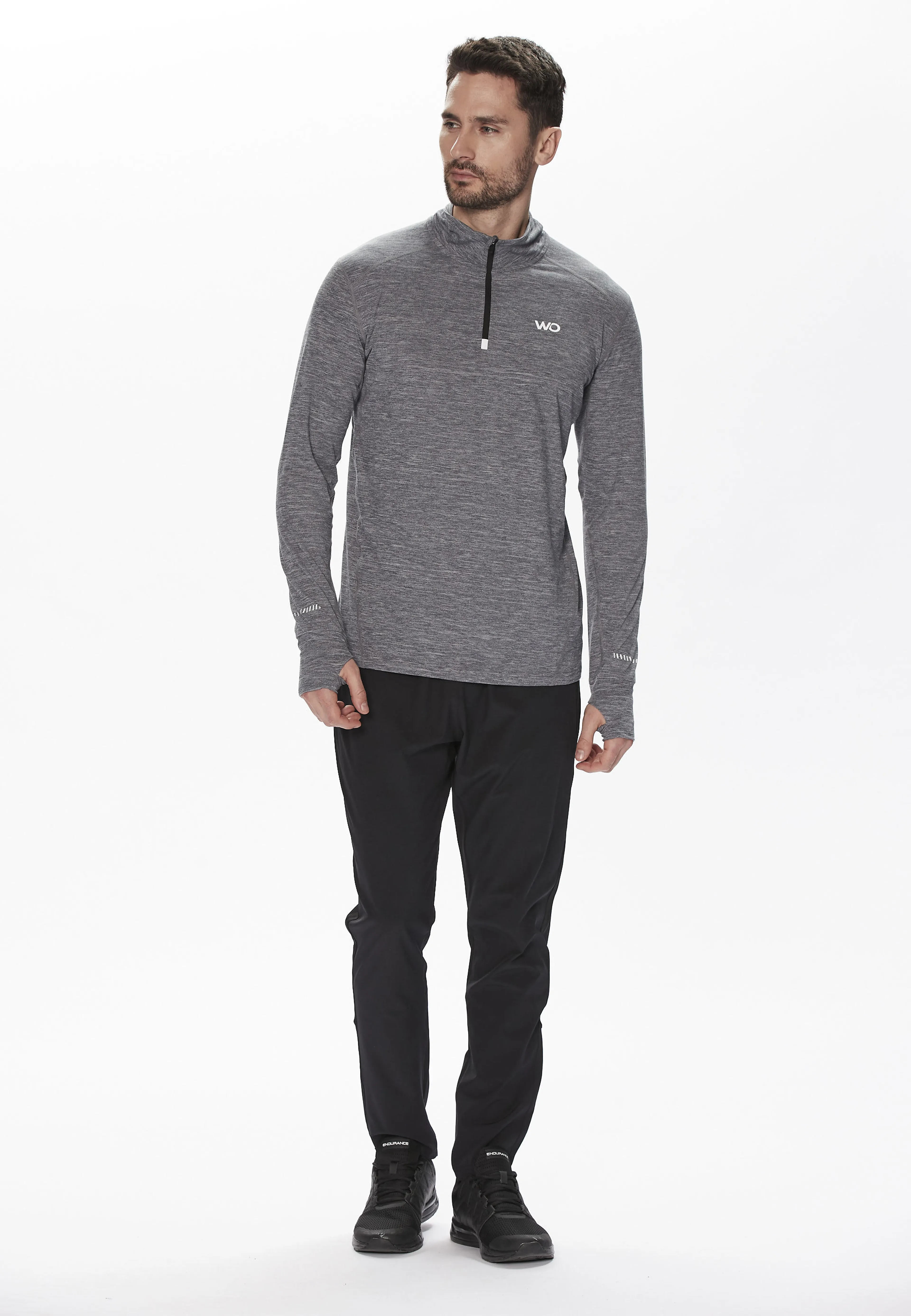 Hillon Melange Midlayer Herre