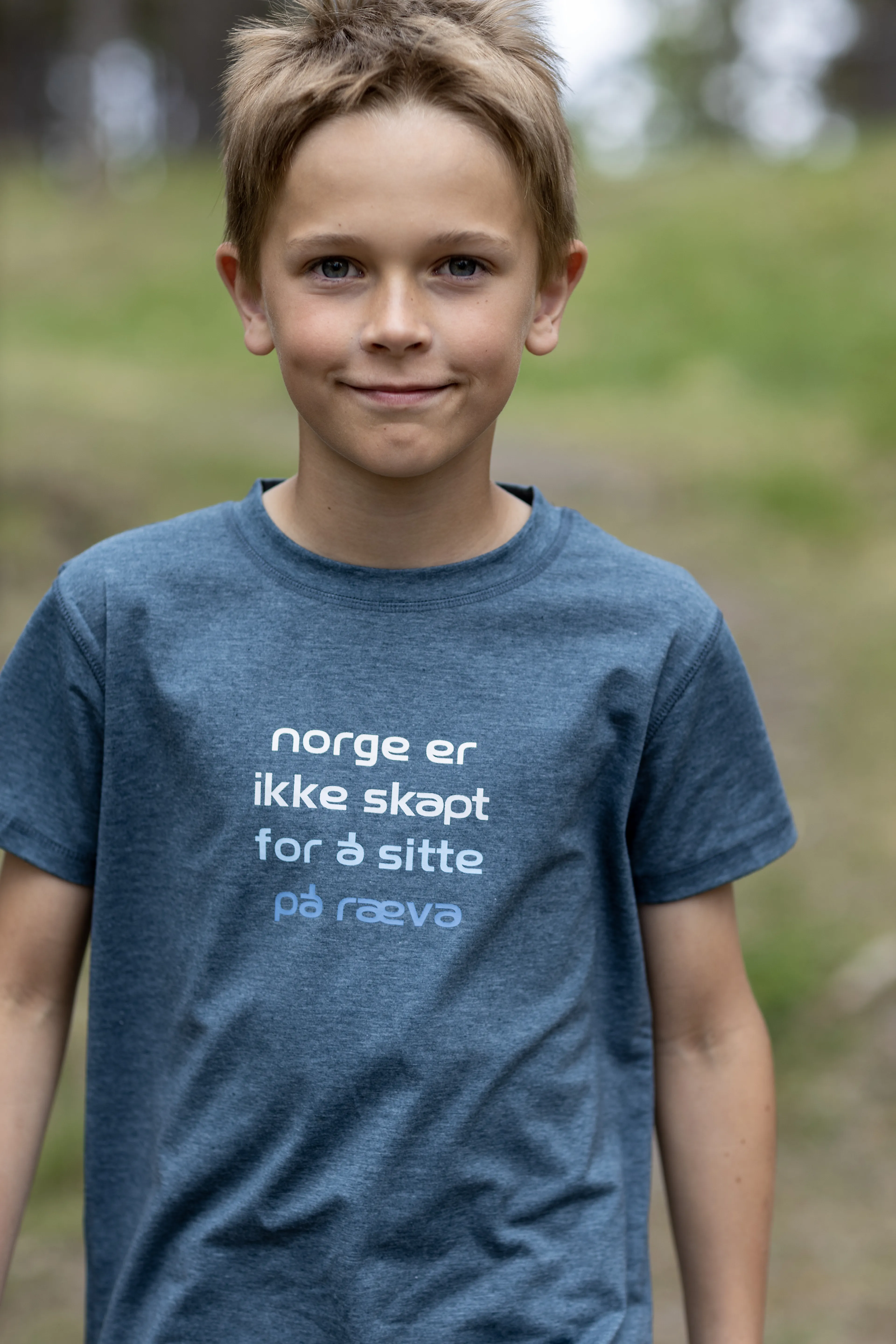 Varde T-shirt m print jr