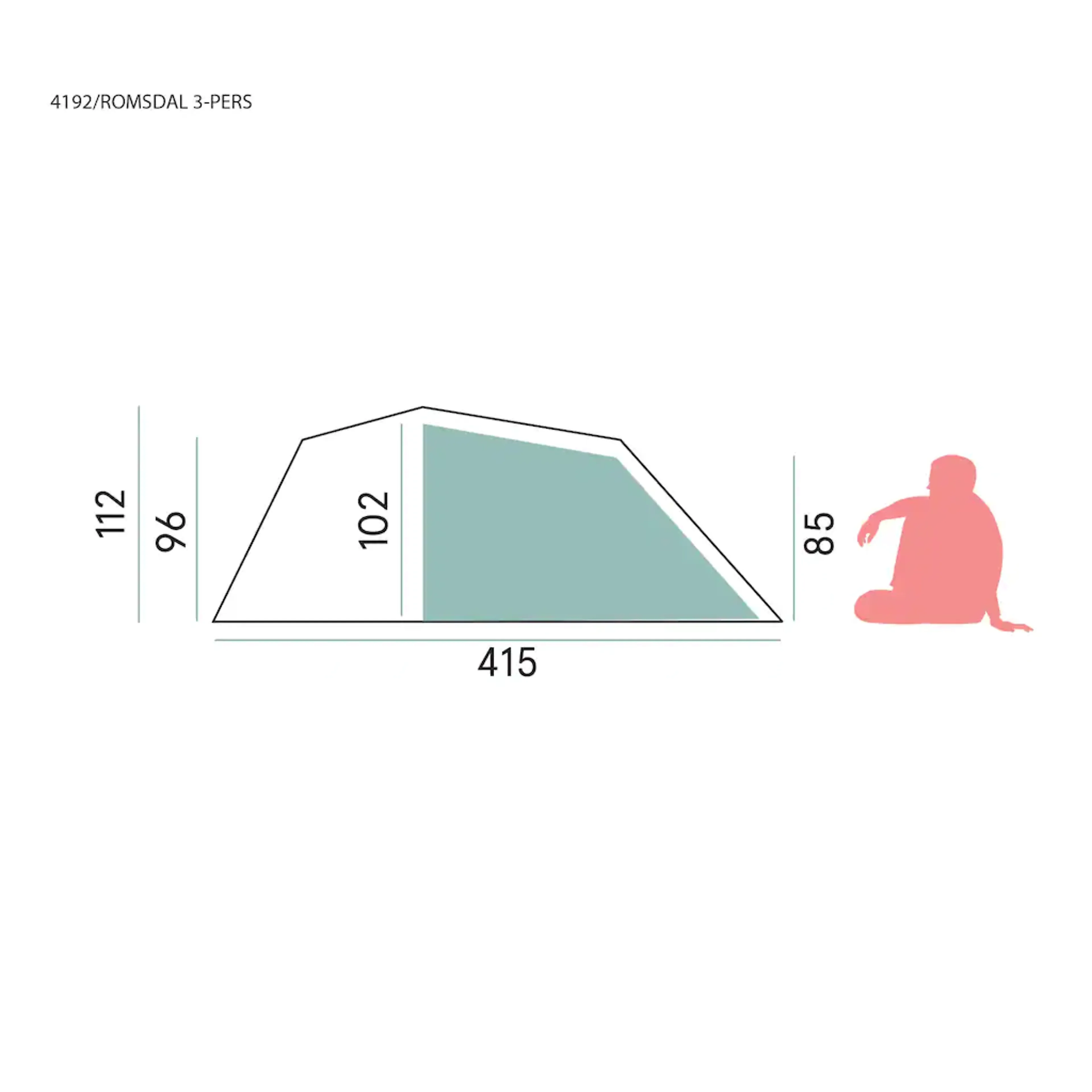 Romsdal 3-Pers Tent