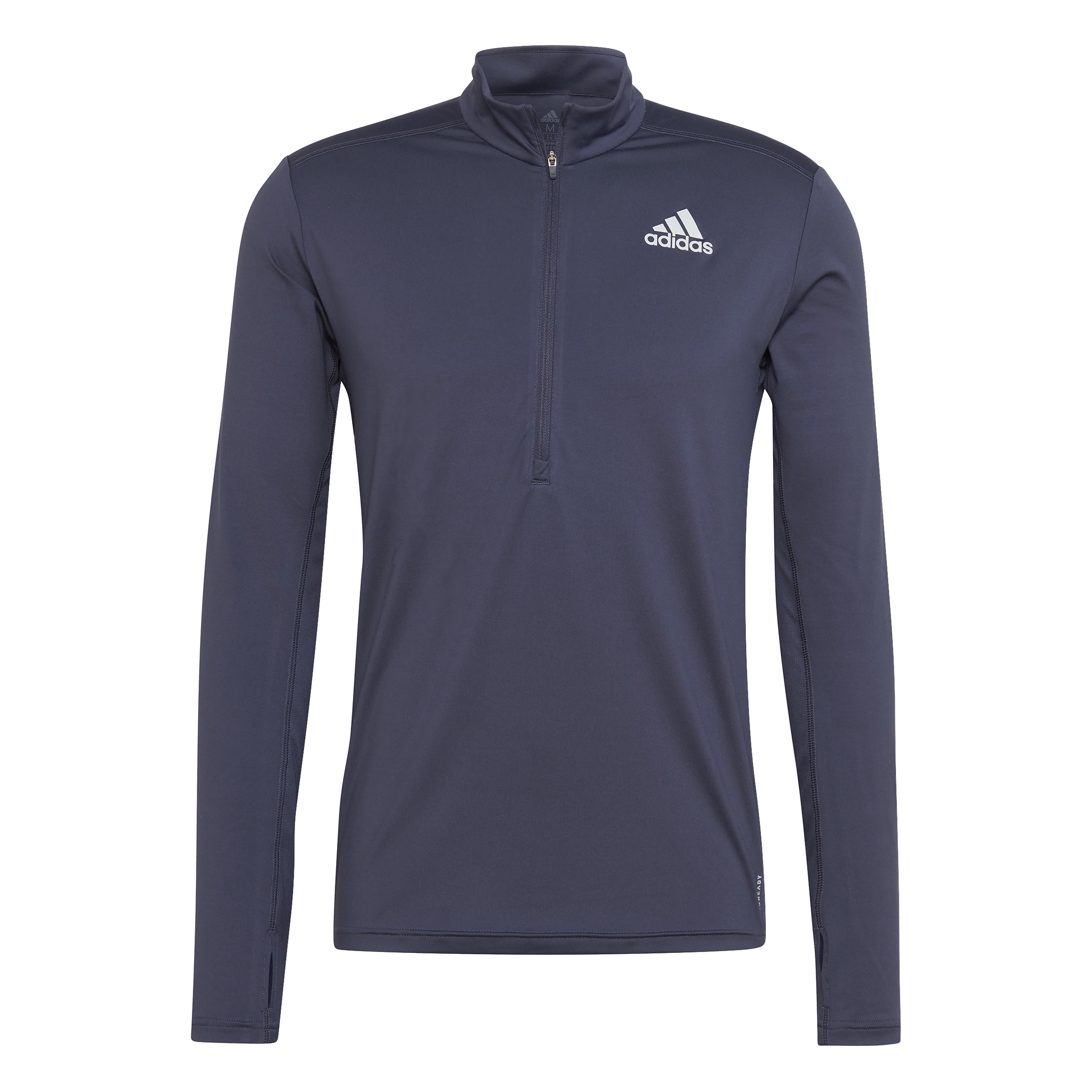 adidas Own The Run 1/2 Zip Long Sleeve T-skjorte