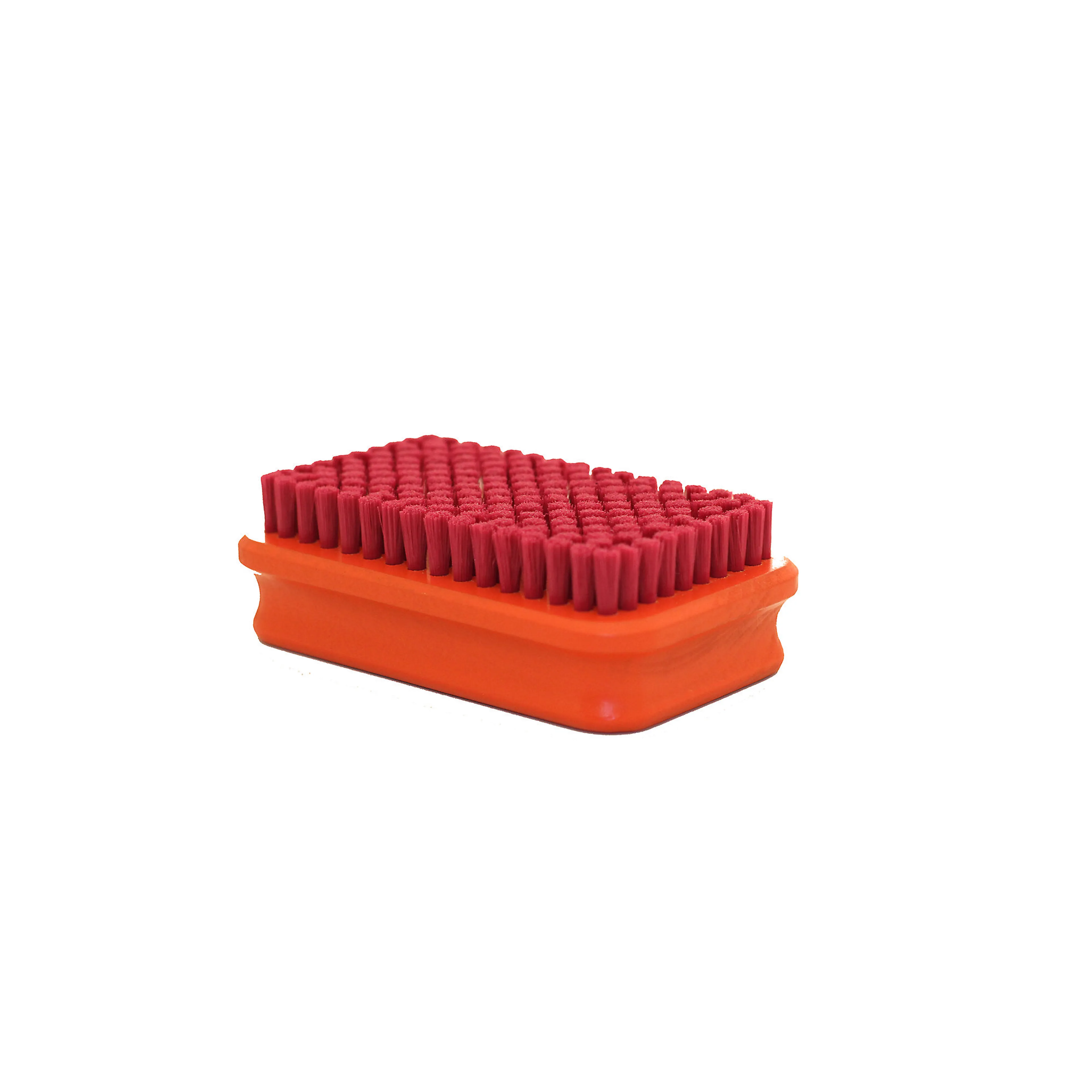 T190B Brush rect., fine red nylon