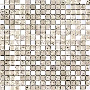 7788713 - STON Pietrarreda 15, Travertino Perla 1,5x1,5 Mosaikk (a).jpg