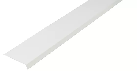 Bordtakbeslag BTS3-17 stål hvit 2 m