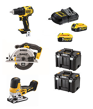 Dewalt Verktøysett 18v Xr 5ah