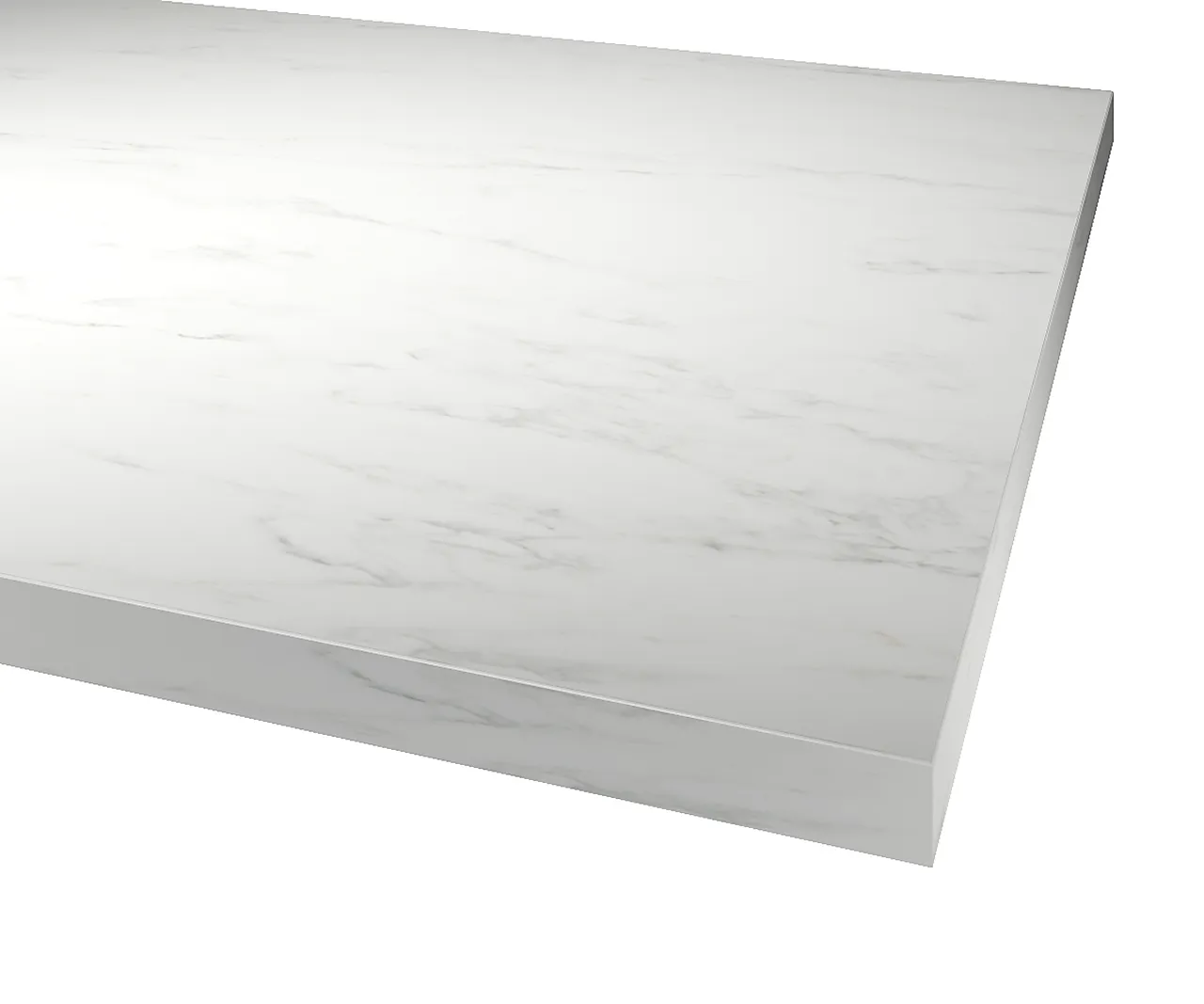 Kantlist abs marble white 650mm