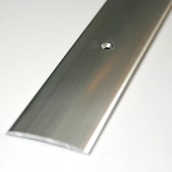 Overgangslist nr. 3 40 mm sølv eloksert 2 meter borret m/skruer