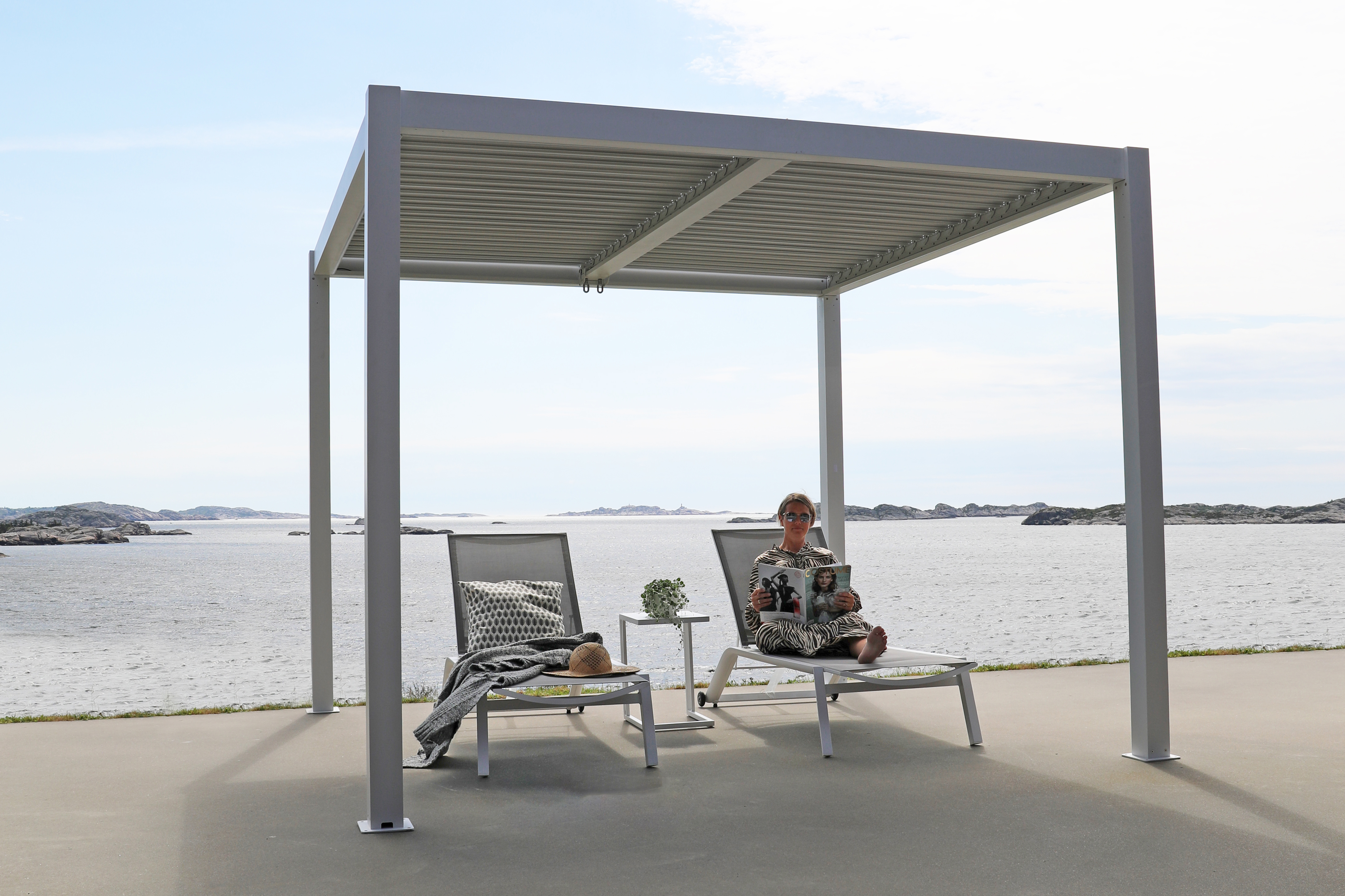 PERGOLA PACIFIC 3X4 ANTRACITE — Bufano Brico Casa