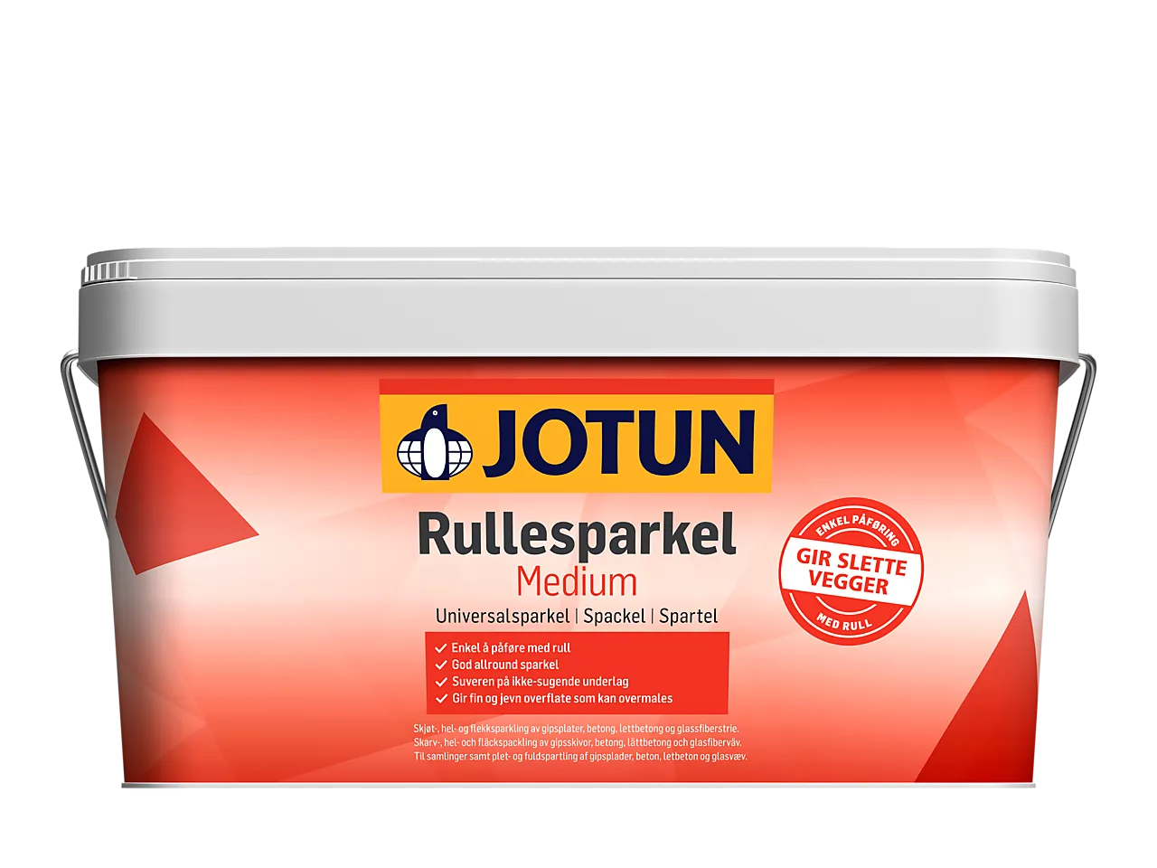 Rullesparkel 10 liter medium universal