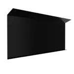 Bordtakbeslag til takrenne 0,6 mm 180 x 2500 mm 22° sort