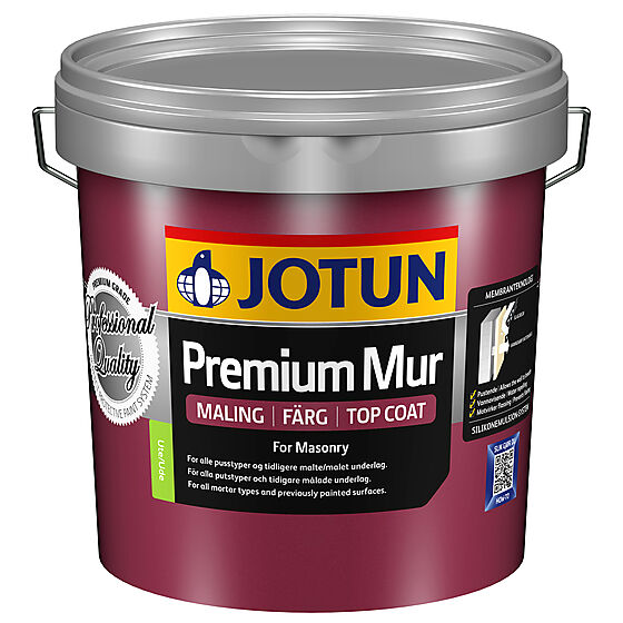 Premium mur 001 hvit 3 liter