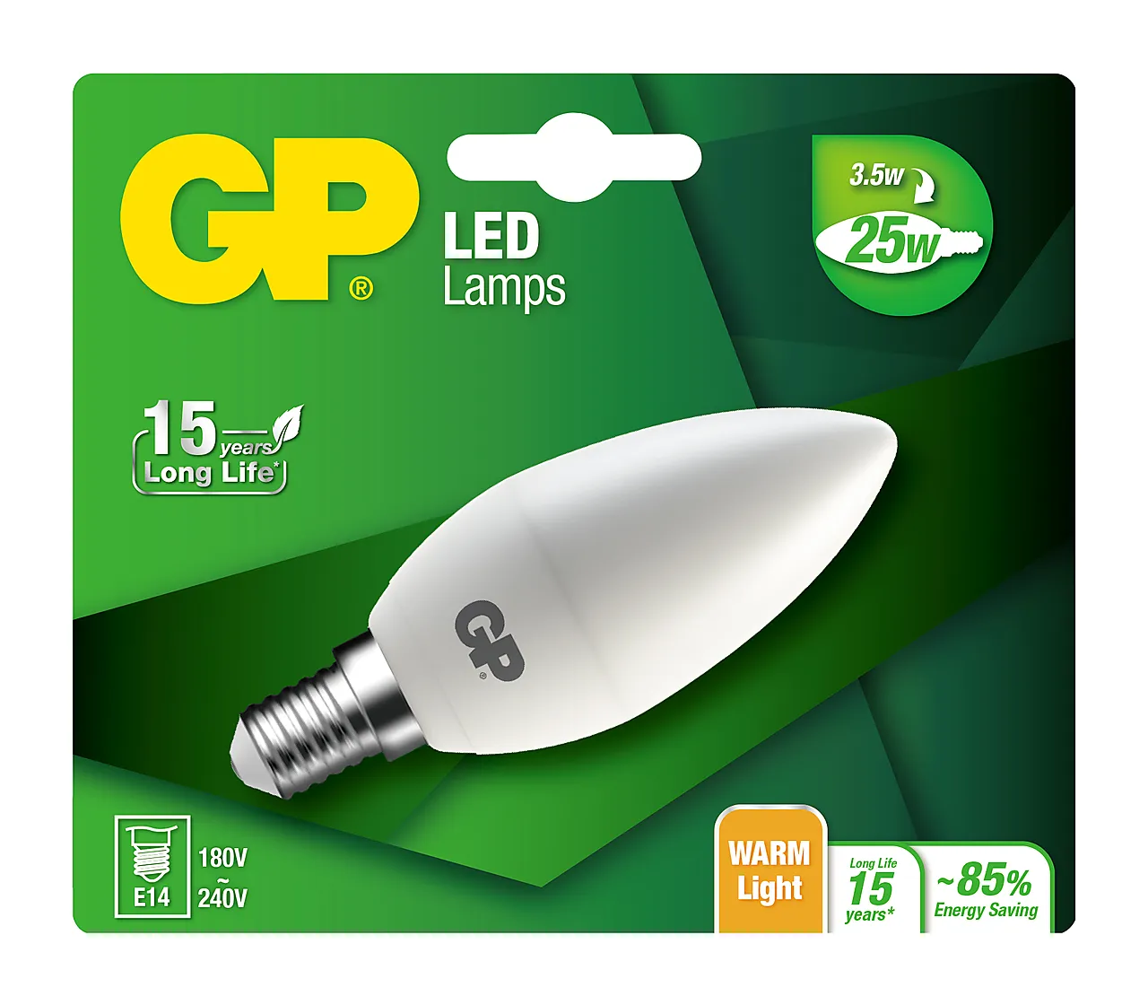 Lyspære led candle E14 3.5W-25W null - null - 1