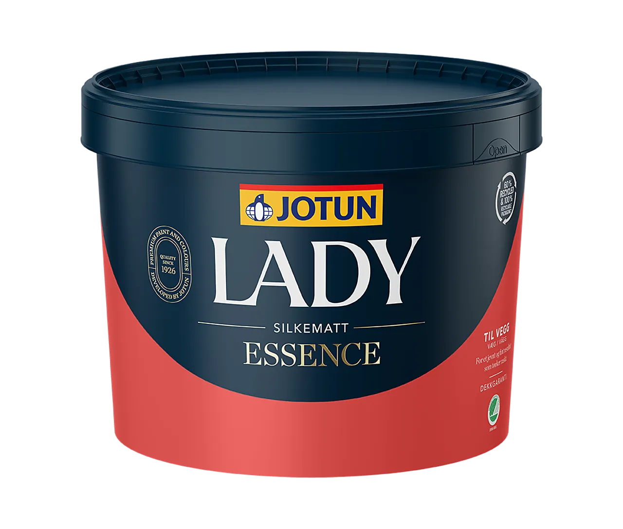 Lady Essence interiørmaling hvit 9 liter