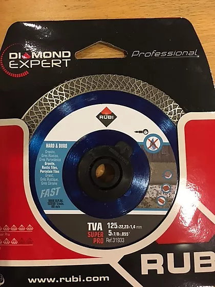 Diamantblad turbo 115 x 22,2 mm