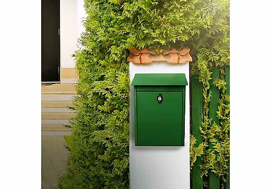 Postkasse classic låsbar 9441B grønn