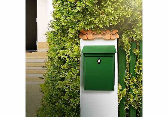 Postkasse classic låsbar 9441B grønn