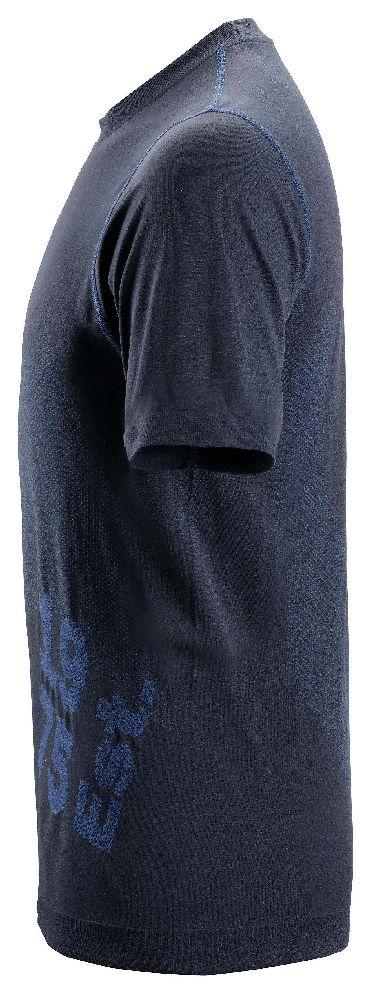 T-skjorte 2519 mørkeblå str M Snickers 37,5 tech flexiwork null - M - 3 - Miniatyr