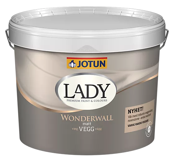 Jotun Wonderwall hvit 9 liter