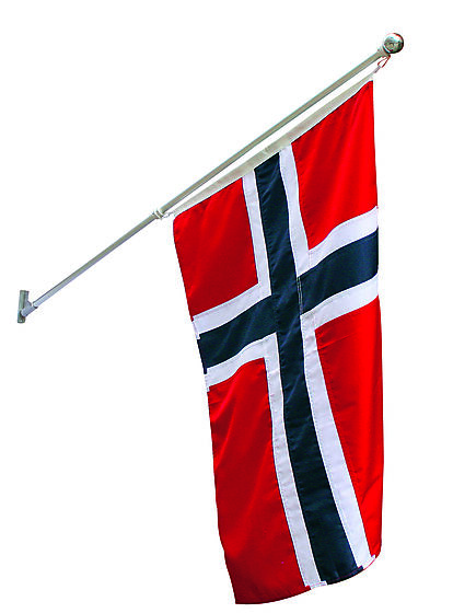 Balkongflagg Snurre 150 cm m/flagg 100 cm
