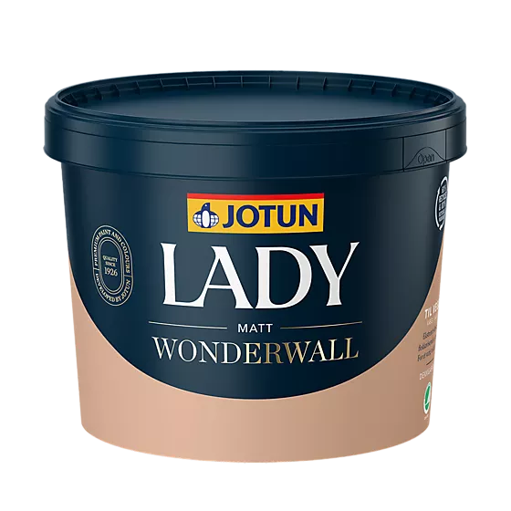 Lady wonderwall interiørmaling Hvit base 2,7 liter