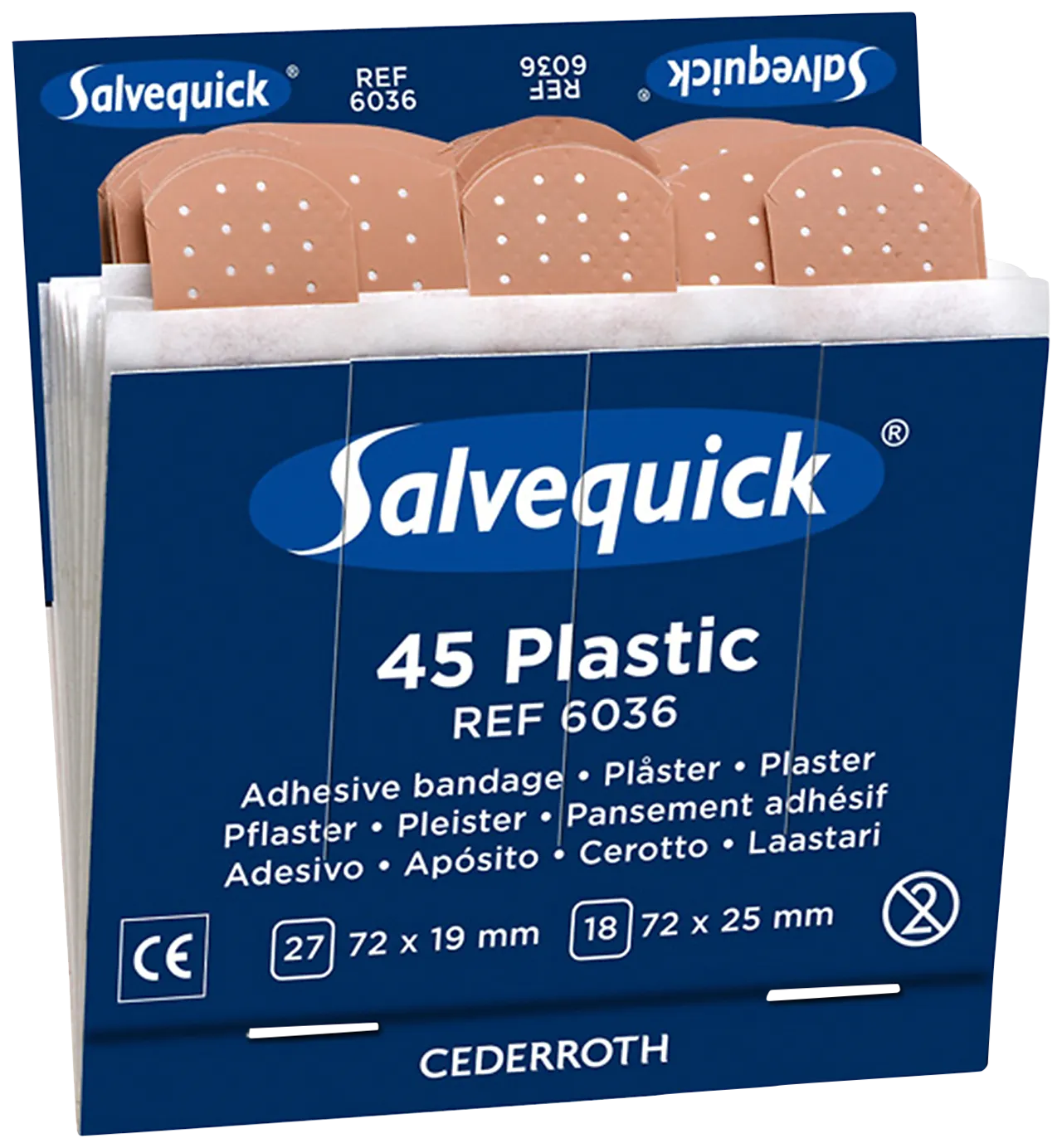Plaster salvequick 6036 refill 270 stk null - null - 2 - Miniatyr