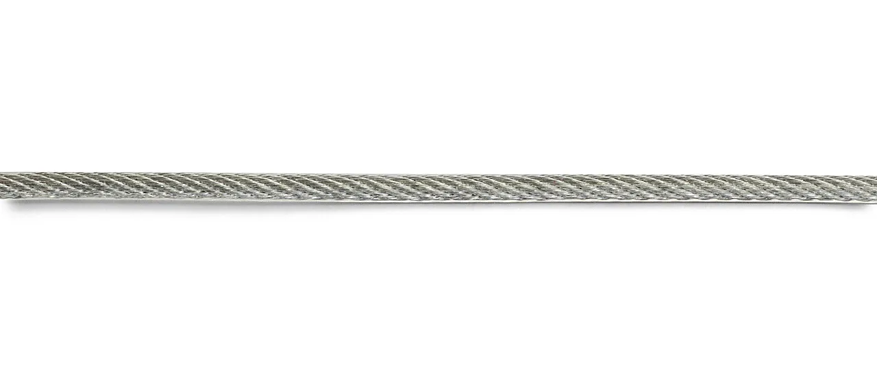 Wire 3-4 mm elforsinket plastbelagt 10 m