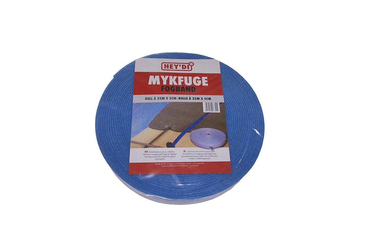 Mykfuge selvklebende 5 cm x 25 meter blå
