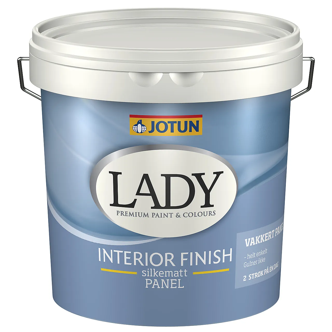 Lady Interior Finish 10 silkematt hvit 2,7 liter