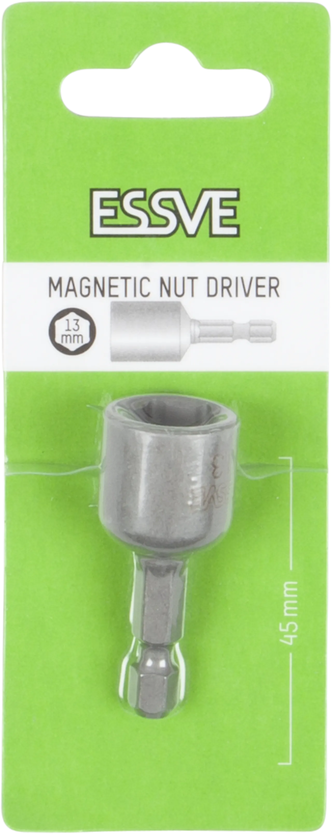 Mutterhylse magnetisk 13x45mm 45mm mutterhylse
