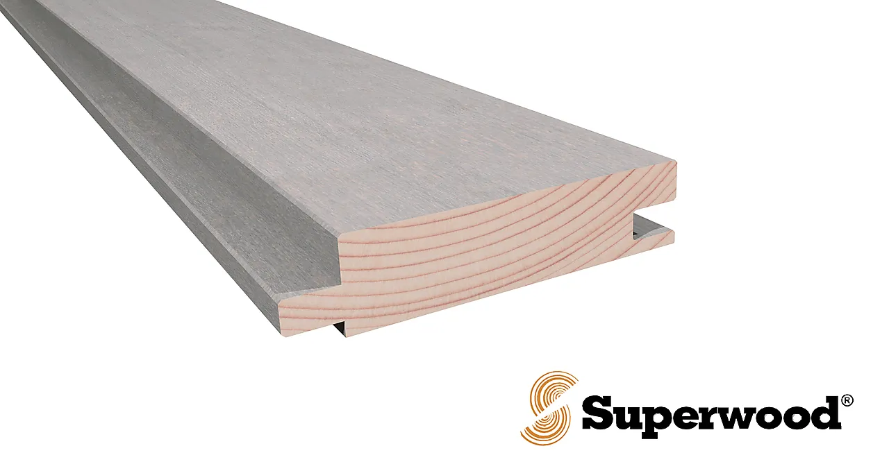 Gran 21x120 tet17 zink superw superwood - 100% gjennomimpreg gran null - null - 2 - Miniatyr