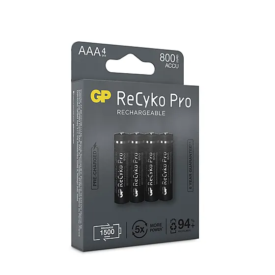 Batteri ReCyko Pro AAA 800mAh 4-pk