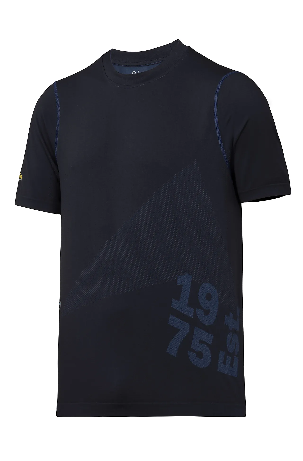 T-skjorte 2519 mørkeblå str XS Snickers 37,5 tech flexiwork null - null - 1
