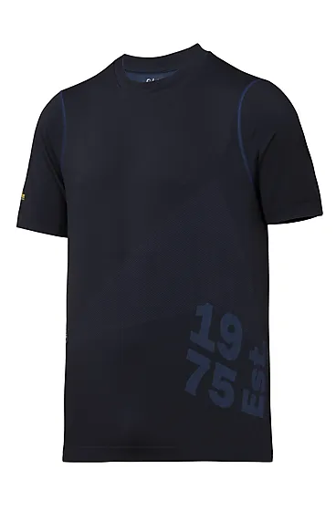 T-skjorte 2519 mørkeblå str XXL Snickers 37,5 tech flexiwork