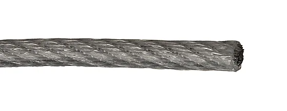 Wire 4/5mm 10m elforzinket/pvc