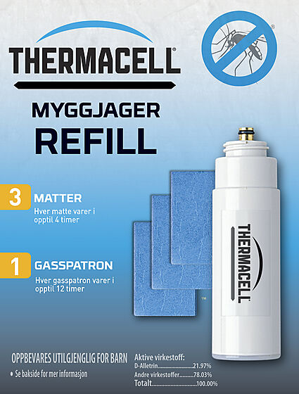 Thermacell refill R1 til myggjager 1 patron 3  matter