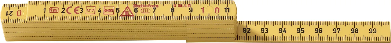 Meterstokk GLF G59-1-10 null - null - 2 - Miniatyr