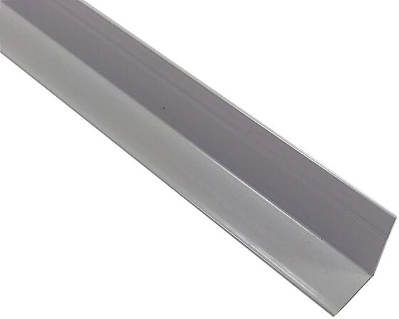 Avslutningslist/L-list aluminium natur 2400 mm