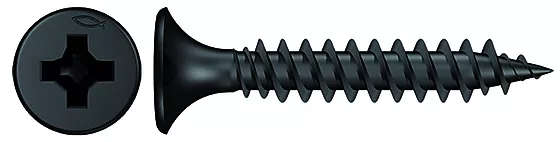 Gipsskrue bånd sort PH2 3,5x25 mm 1000 stk
