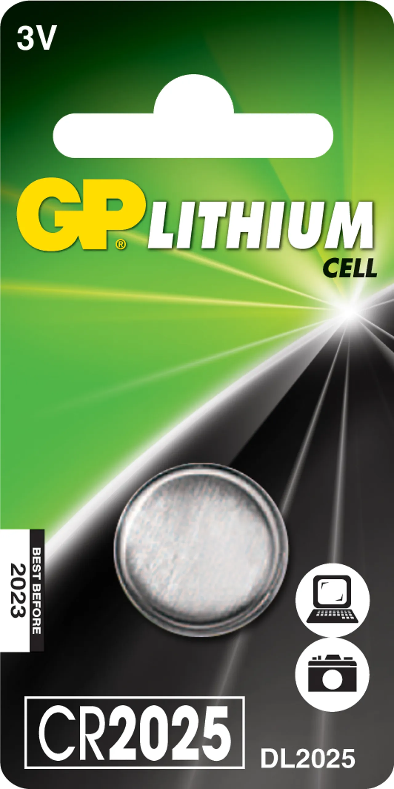 Batteri knappcelle GP CR 2025