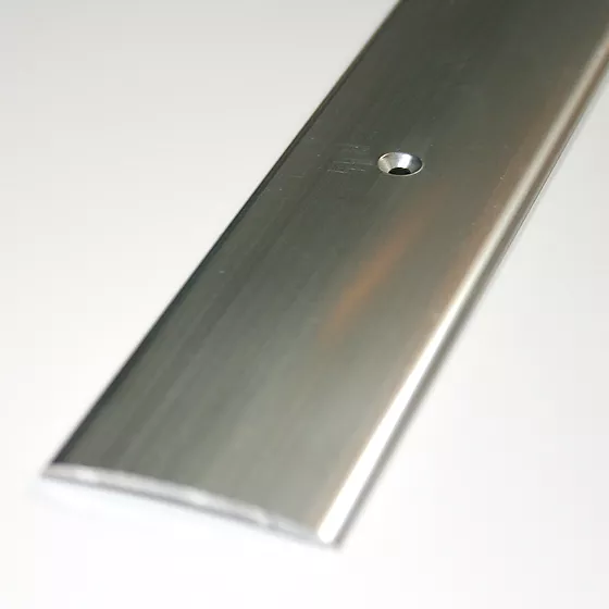 Overgangslist nr. 3 40 mm sølv eloksert borret m/skruer 1 meter