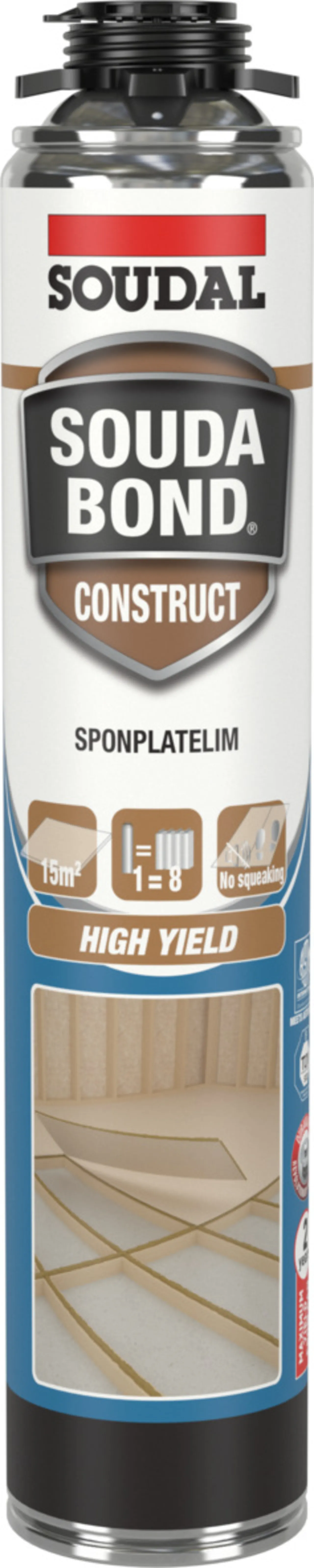 Sponplatelim polyuretan 750 ml