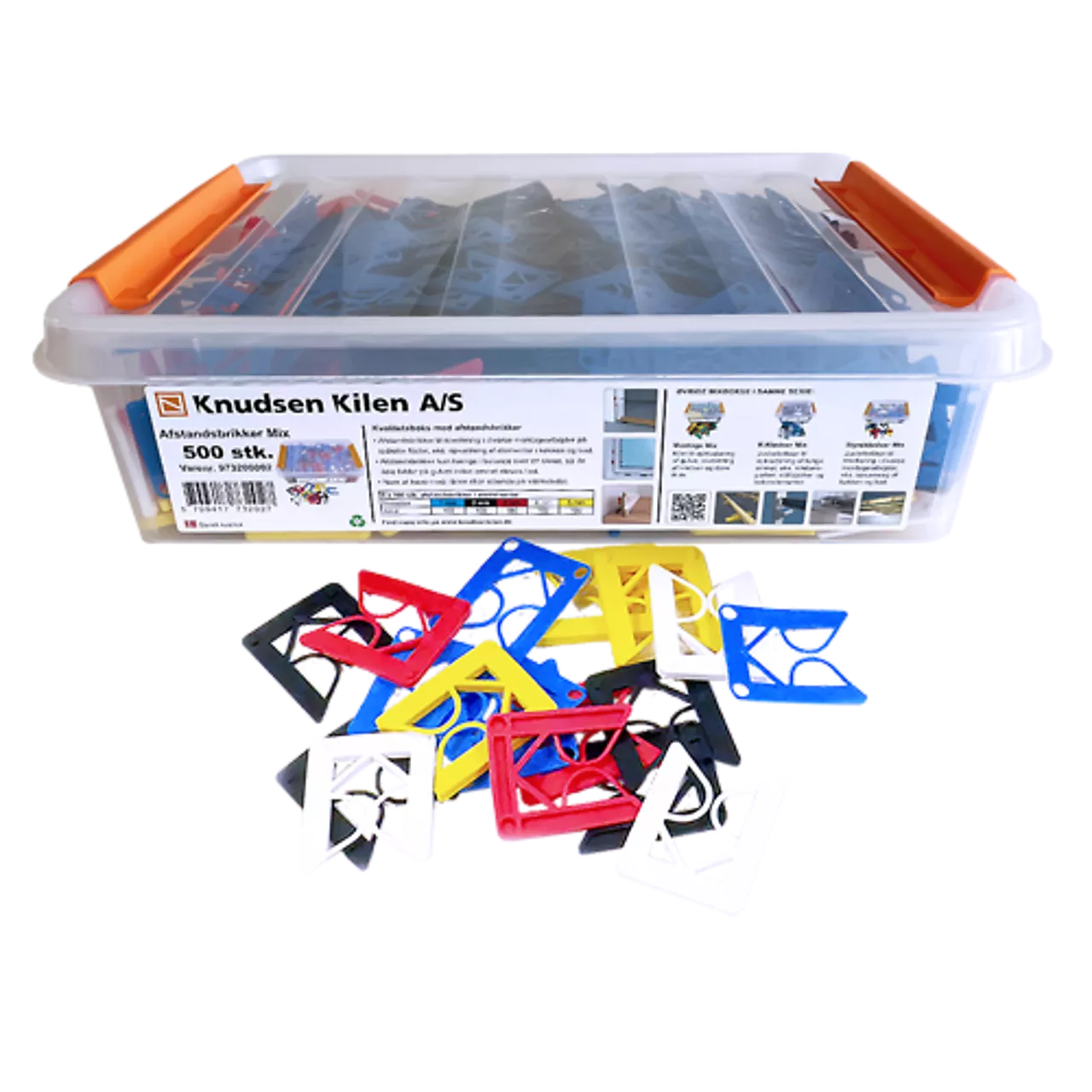 Avstandbrikker Rationelle mix box plastboks á 500 stk null - null - 2 - Miniatyr