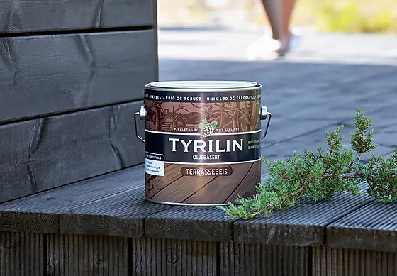 Tyrilin terrassebeis rødrev 3l.