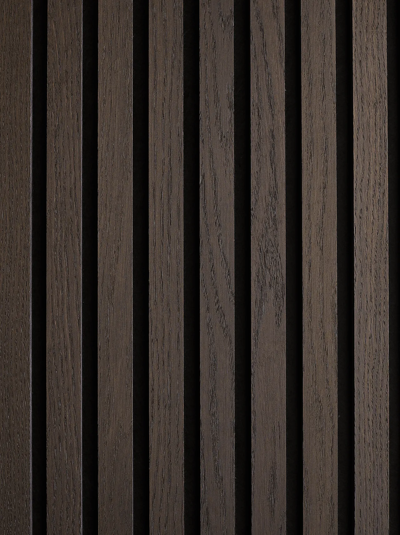 Panel røykt eik ubeh (fsc)-2400 svart kjerne, svart filt, 2400x600 null - null - 2 - Miniatyr