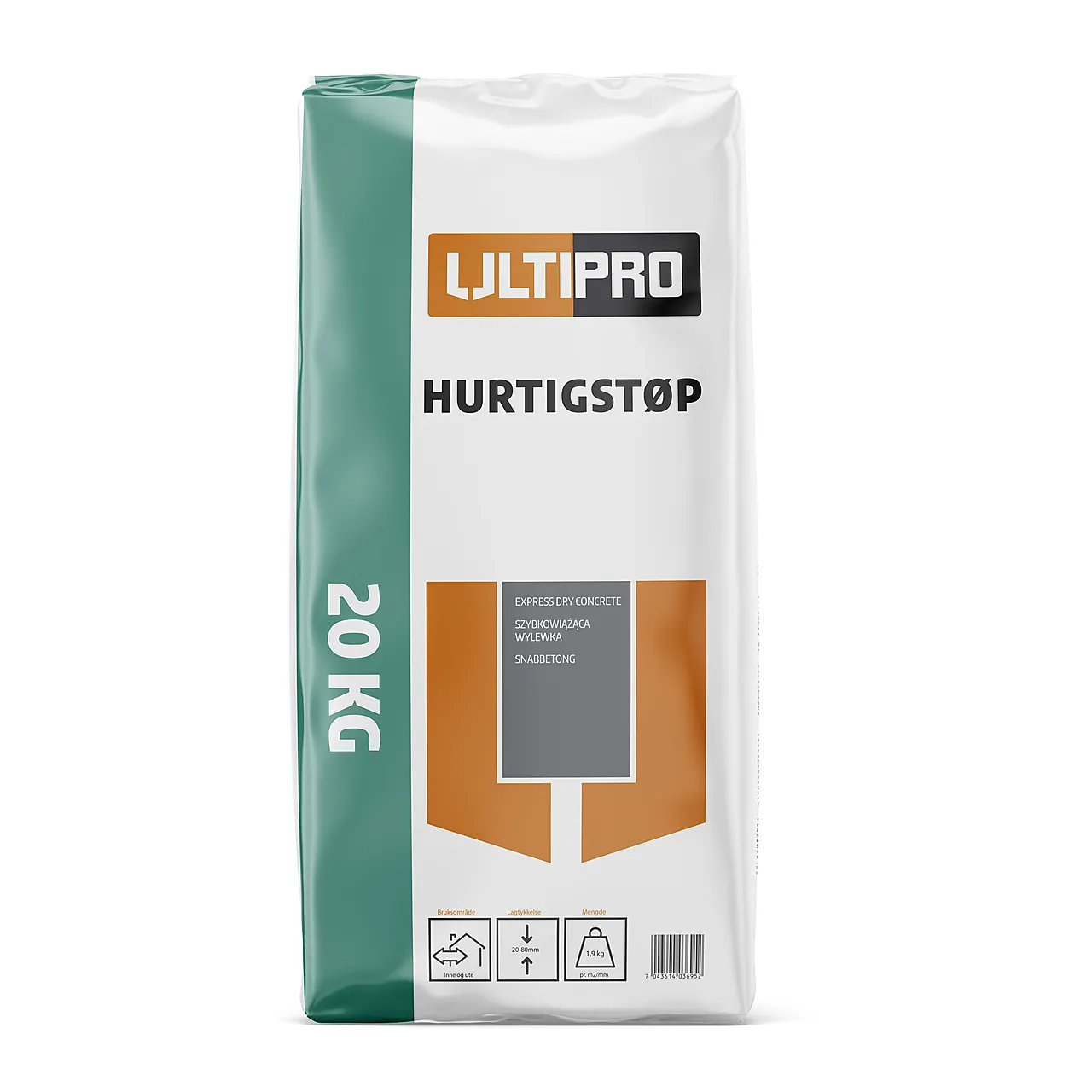 Hurtigstøp 20 kg