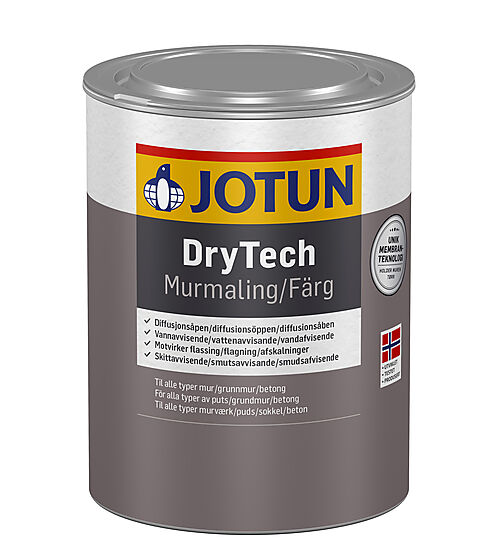 DryTech murmaling hvit 0,75 liter