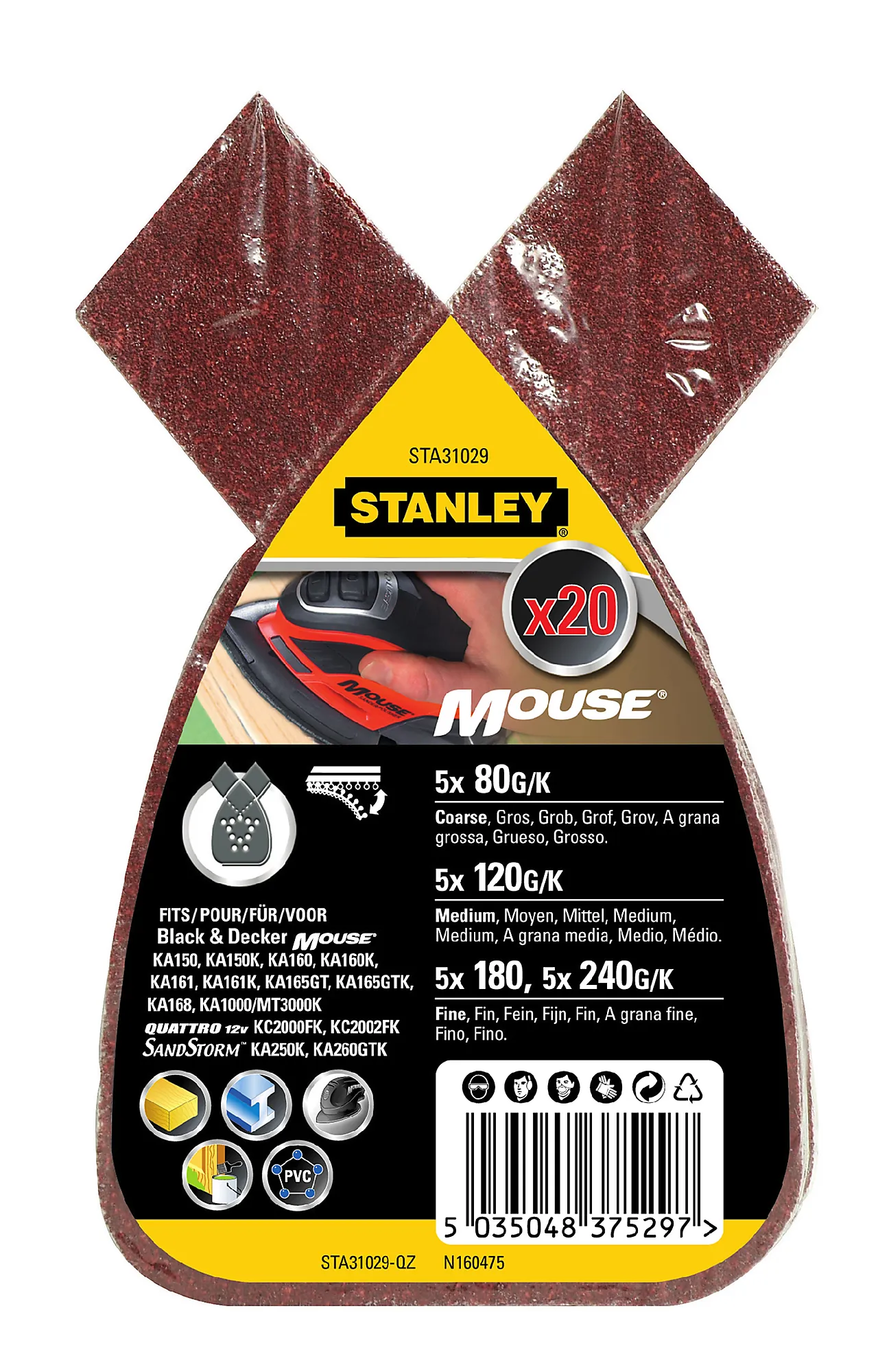 Slipepapir mouse STA31029