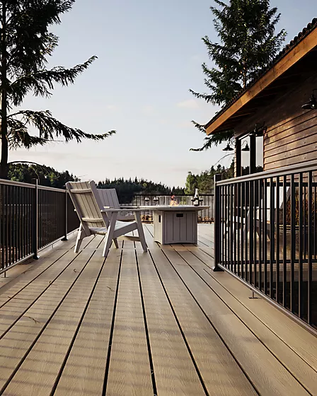 Kompositt terrassebord lys brun Prairie 24x137x4880 mm